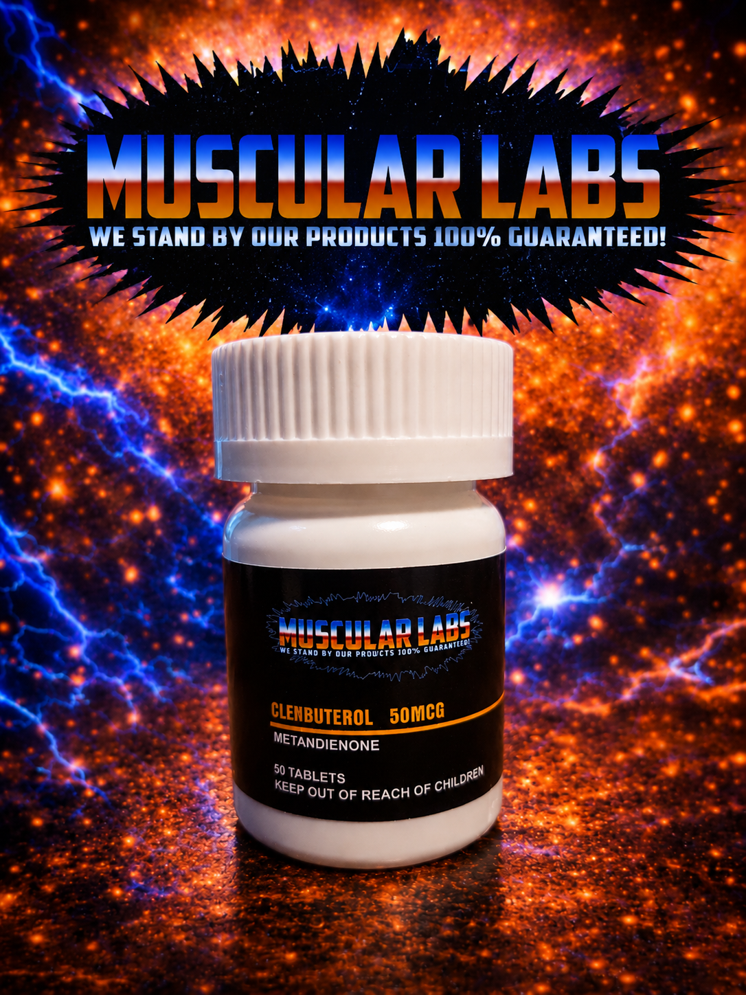 Clenbuterol Hydrochloride 40mcg Tablets 50