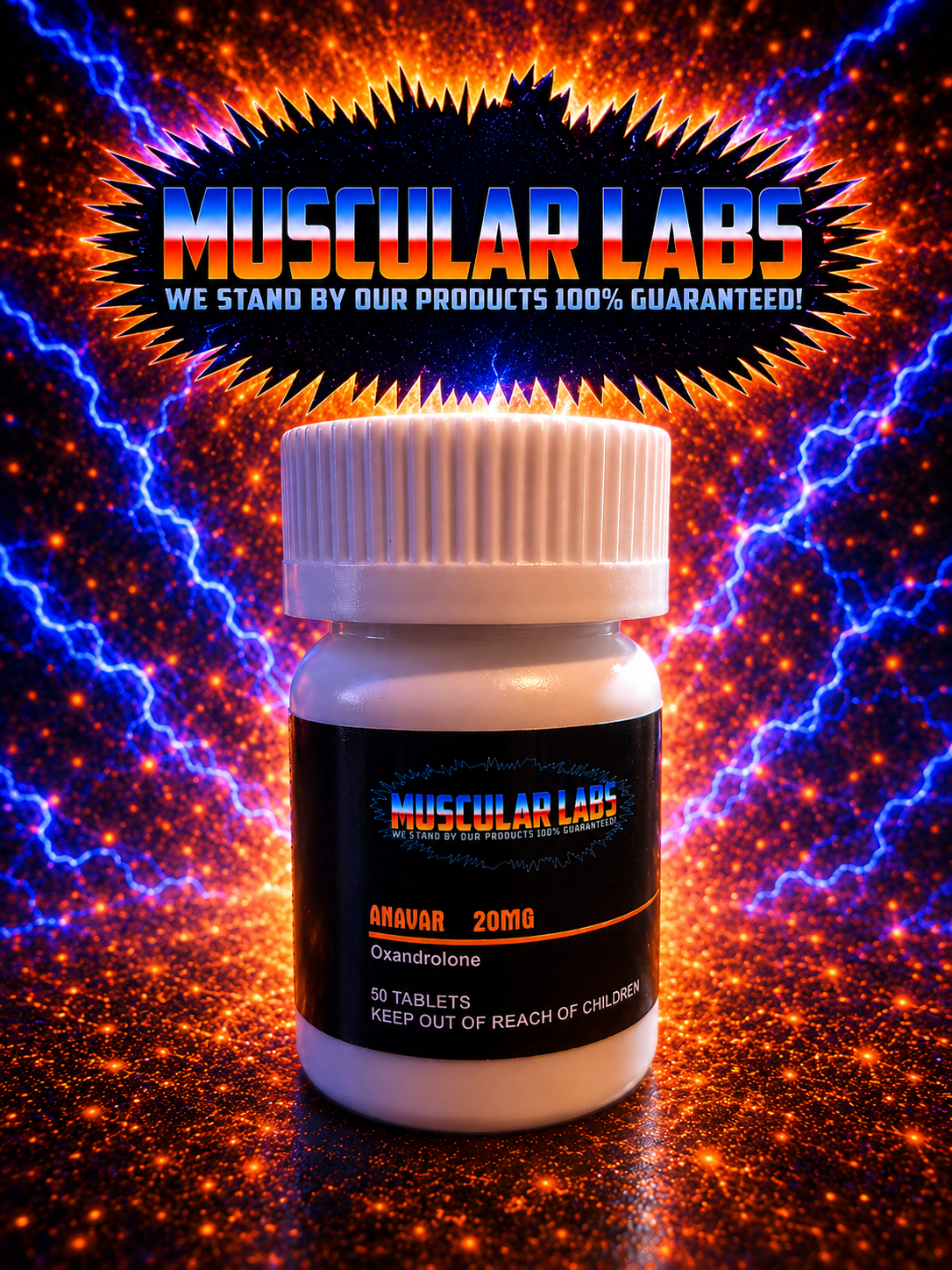 Anavar 20mg 50 Tablets