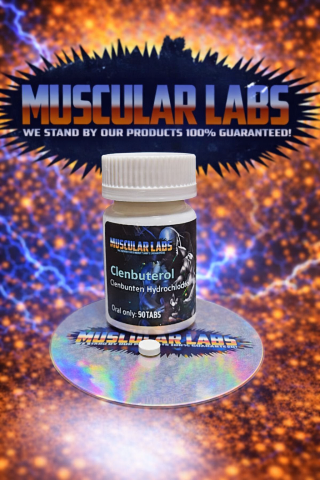 Clenbuterol Hydrochloride 40mcg Tablets 50