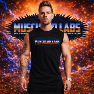 Mens Muscularlabs tank tops black