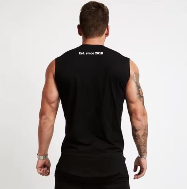 Mens Muscularlabs tank tops black - Image 2