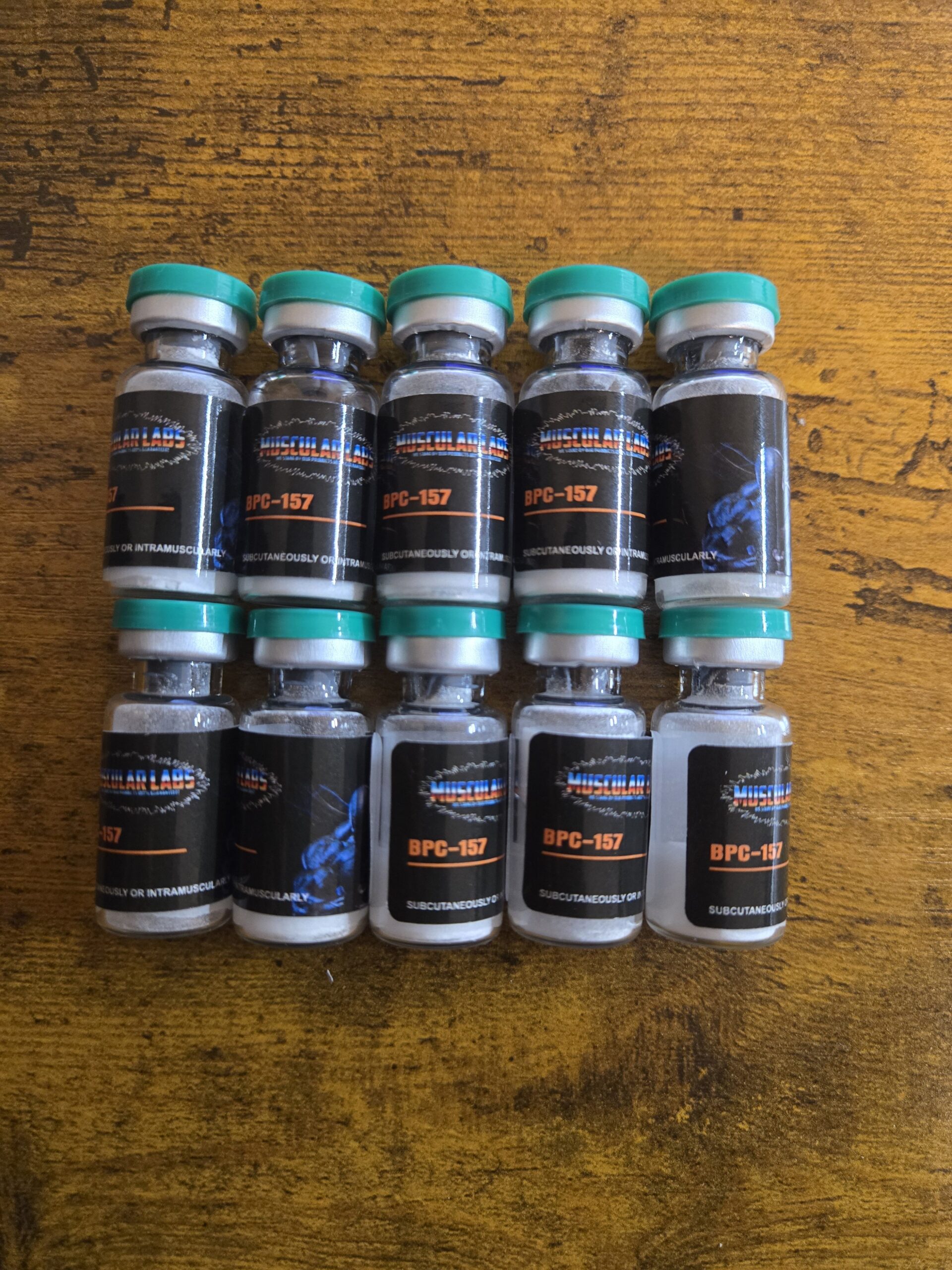 10-pack BPC-157 5MG (Bacteriostatic Water not included)