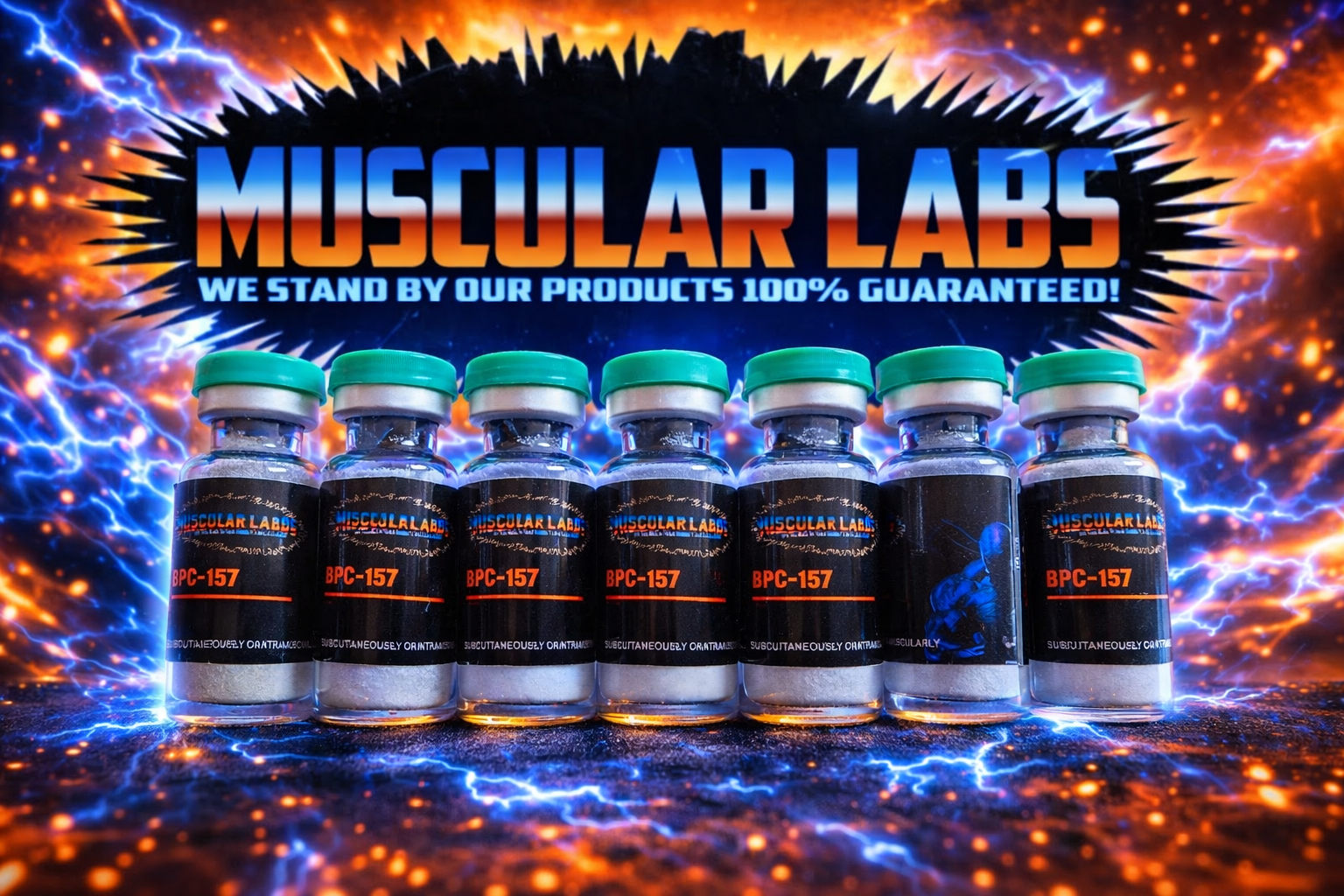 10-pack BPC-157 5MG (Bacteriostatic Water not included)